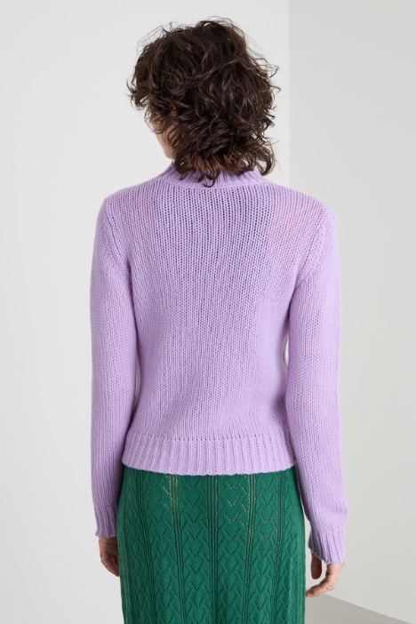 Maglia girocollo in cashmere