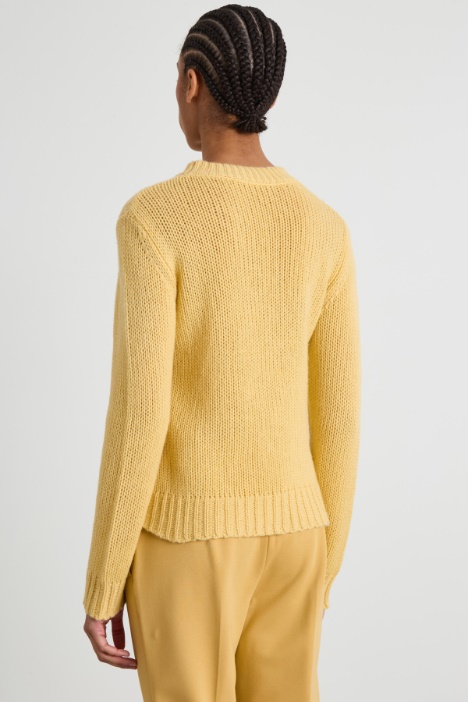 Maglia girocollo in cashmere