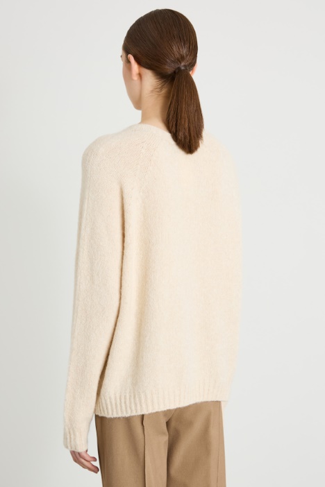 Maglia in alpaca e cotone