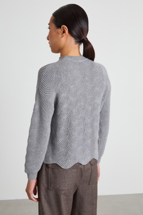 Suéter de punto cable