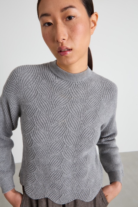 Suéter de punto cable
