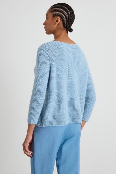 Maglia in filato di mohair