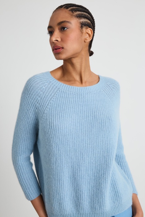 Maglia in filato di mohair