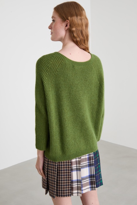 Maglia in filato di mohair