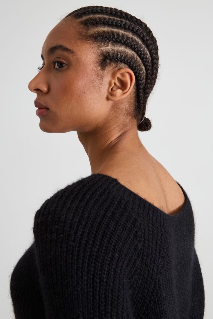 Mohair yarn sweater Intrend - 4