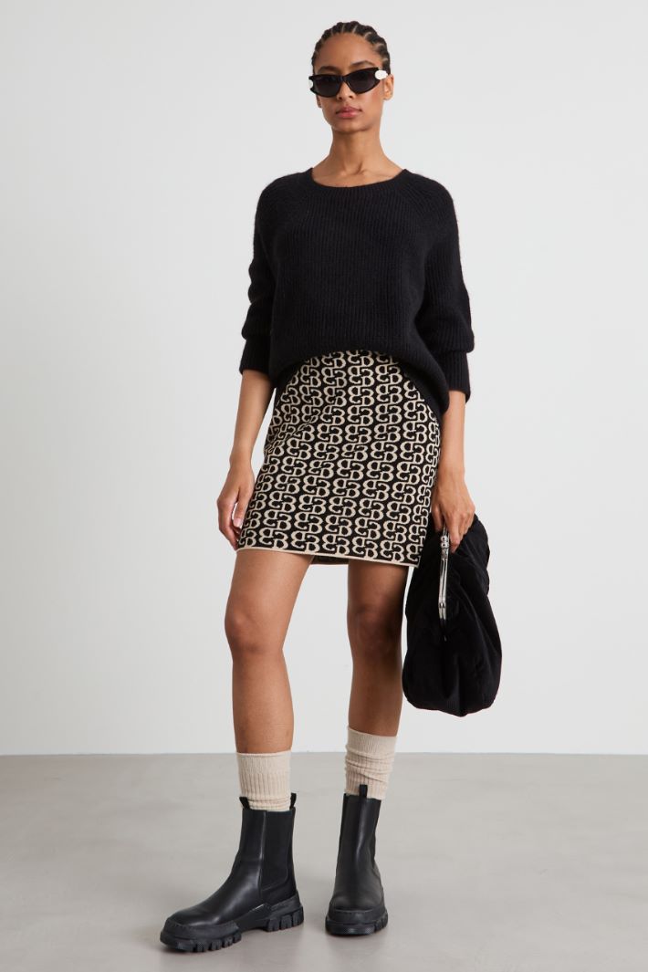 Mohair yarn sweater Intrend - 3