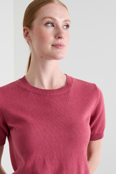 T-shirt in filato di cotone