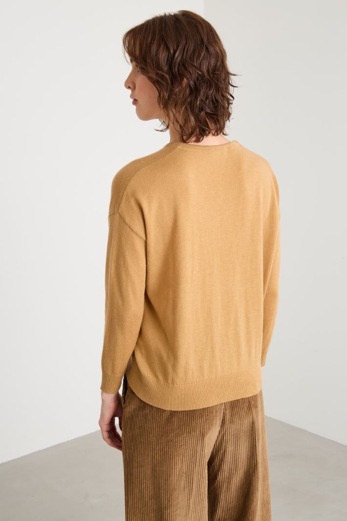 Sweater with keyhole detail Intrend - 4
