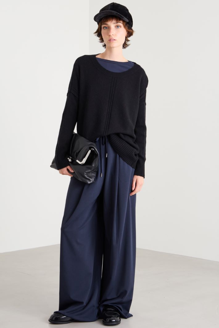 Maglia girocollo in misto lana Intrend - 3
