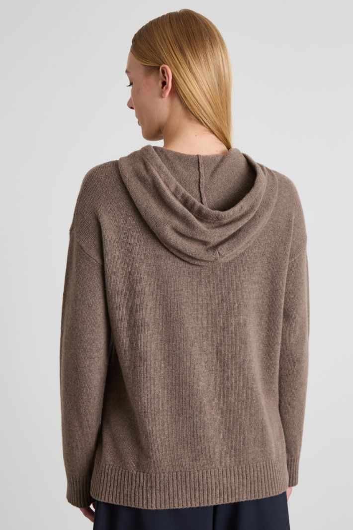 Knitted hoodie Intrend - 2