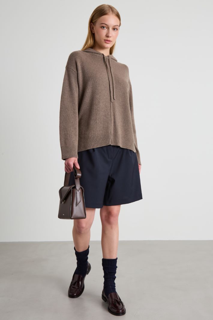 Knitted hoodie Intrend