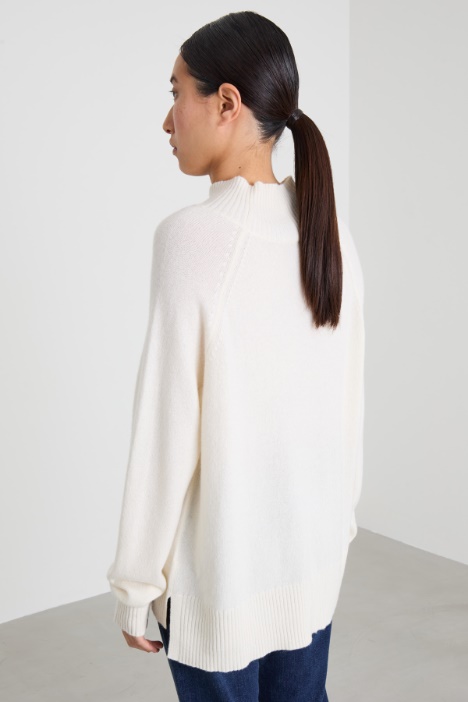 Maglia a collo alto in cashmere