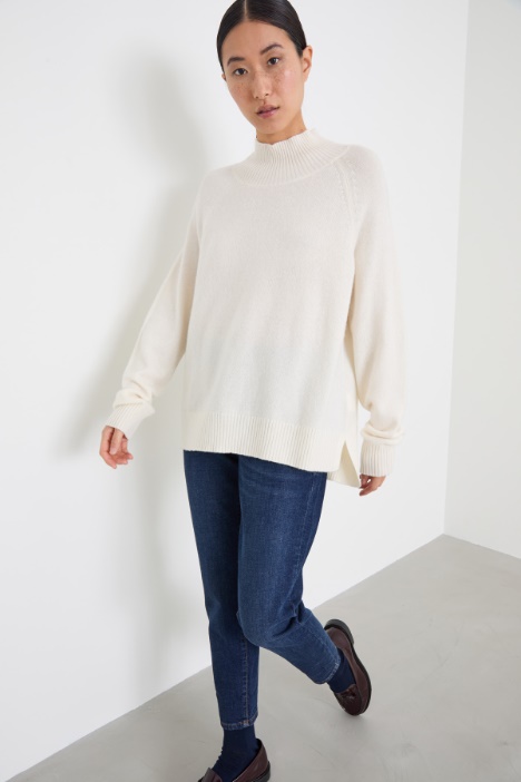 Maglia a collo alto in cashmere Intrend