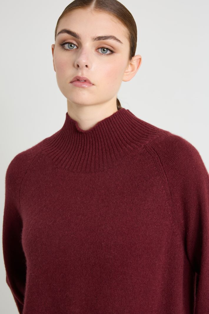 Cashmere yarn polo-neck sweater Intrend - 4