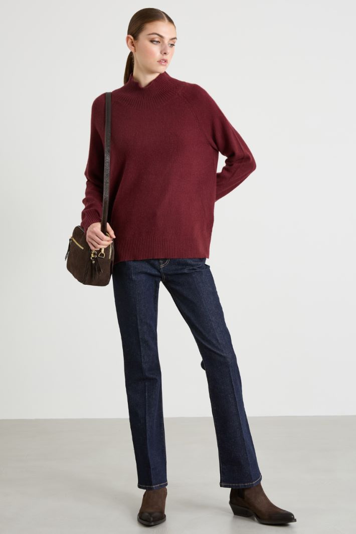 Cashmere yarn polo-neck sweater Intrend - 3