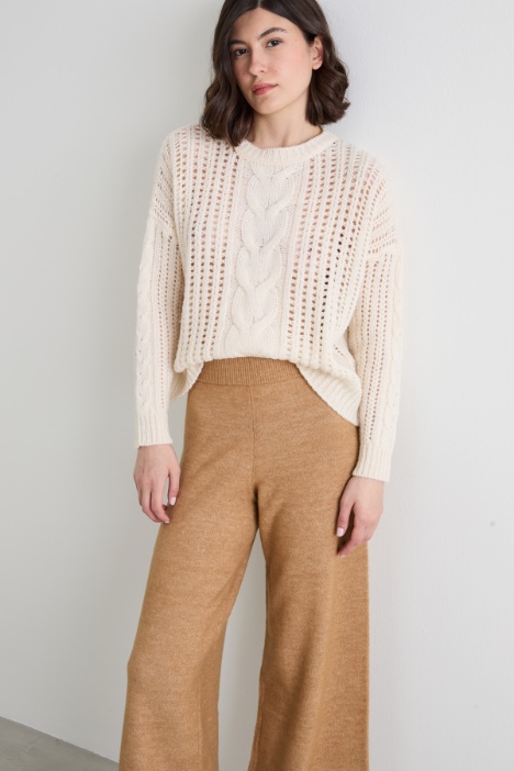 Maglia in lana traforata Intrend