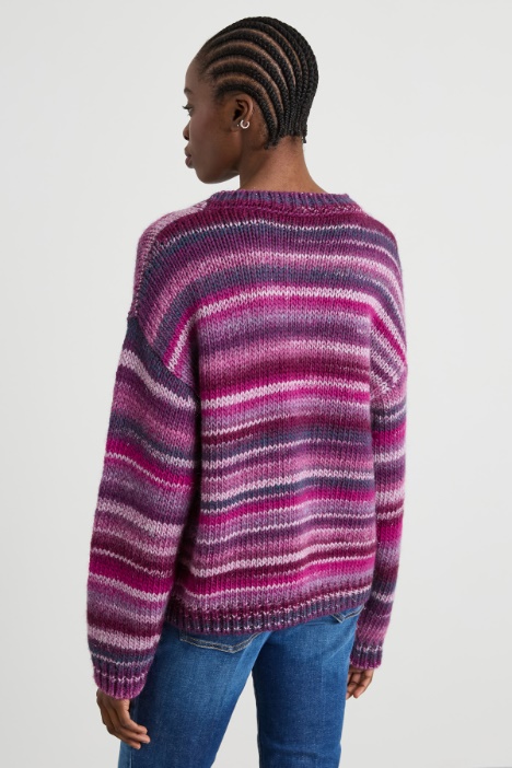 Maglia a righe lamé Intrend - 2