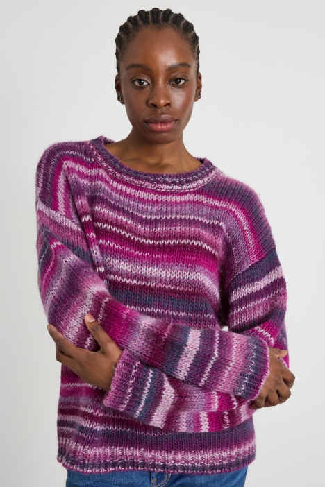 Lurex striped sweater Intrend