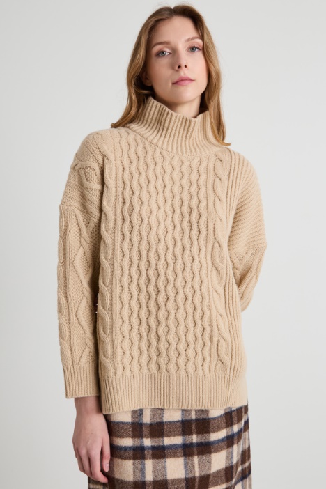 Textured wool sweater Intrend