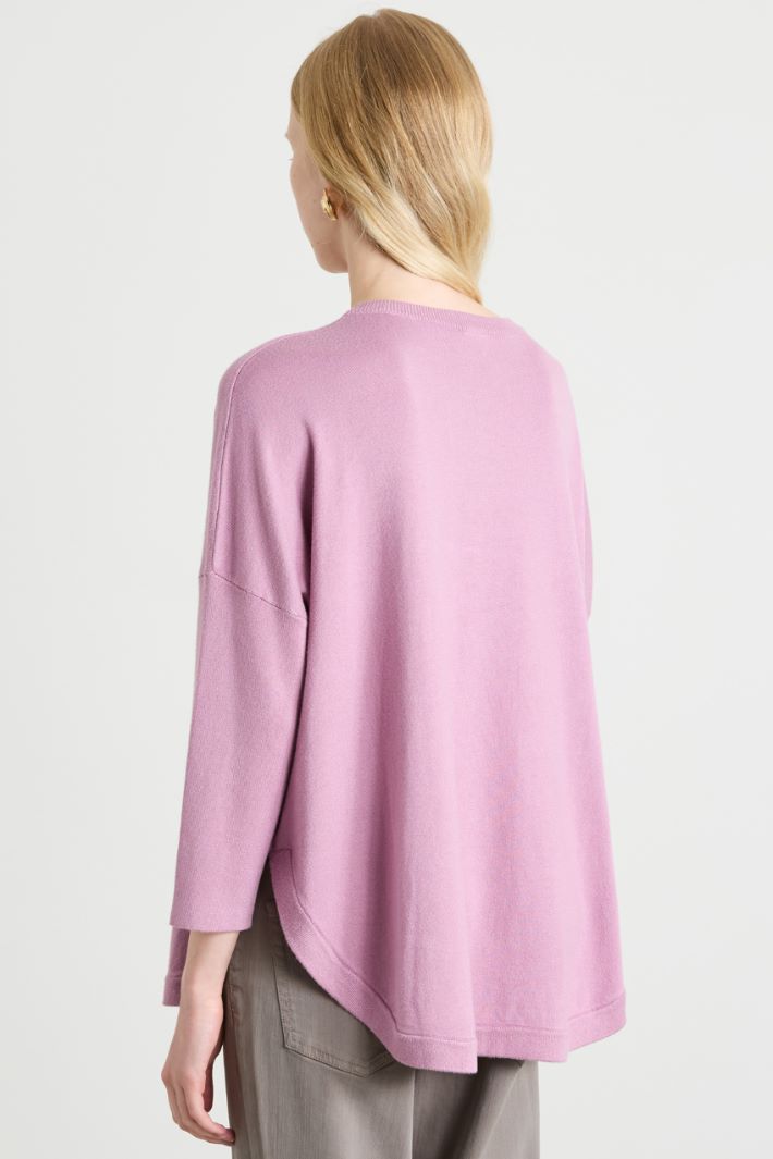 Rounded-hem sweater Intrend - 2