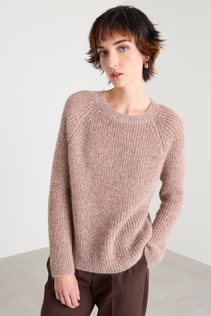 Maglia con paillettes Intrend