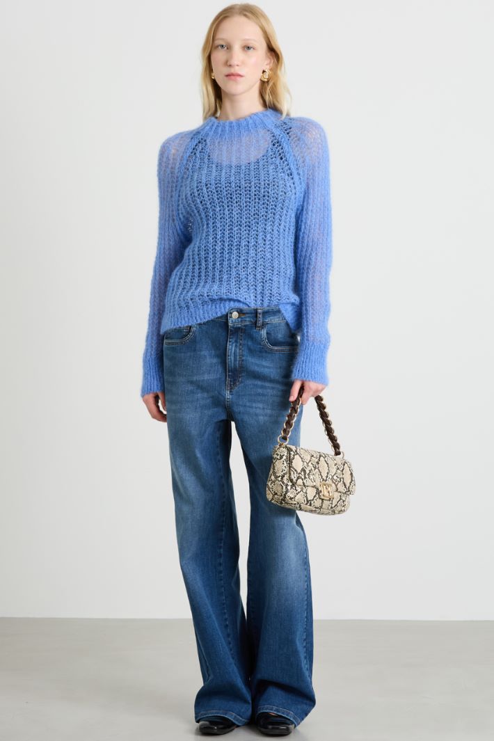 Mohair and alpaca sweater Intrend - 3