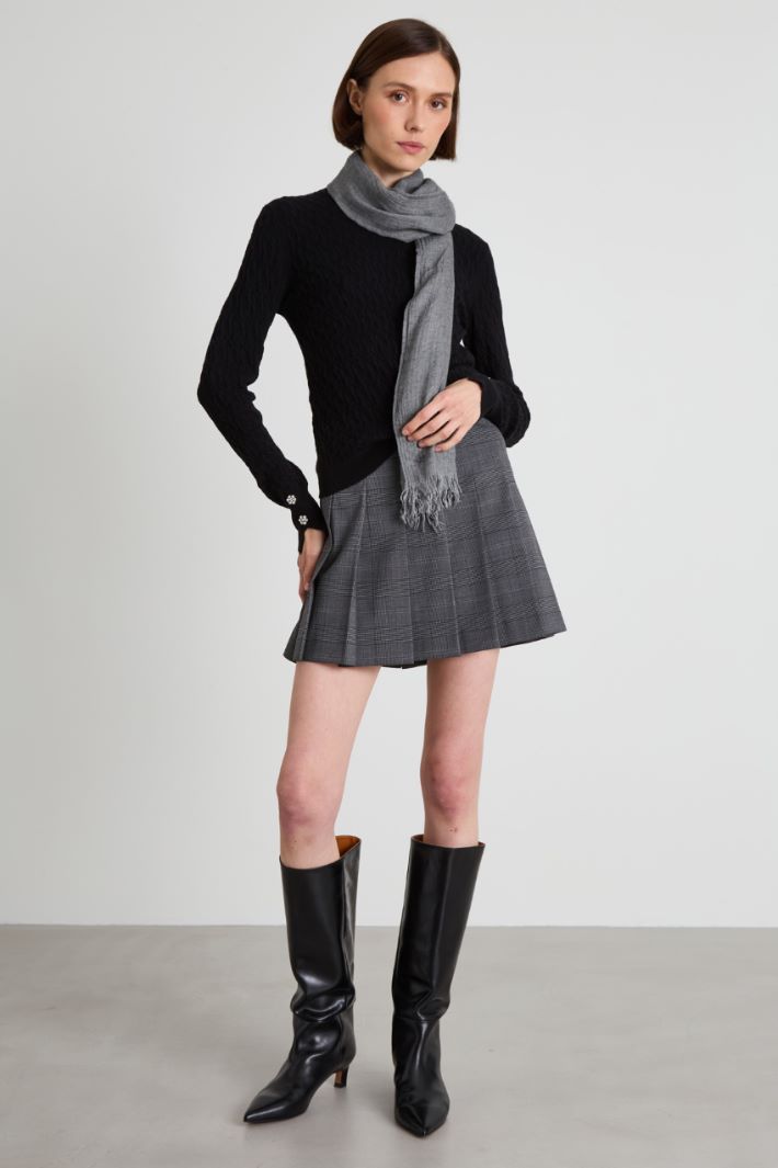 Sweater with jewel appliqués Intrend - 3