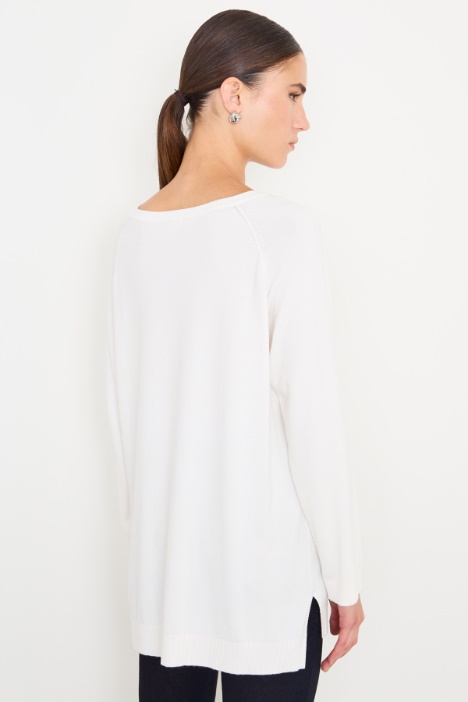 Maglia con maniche raglan