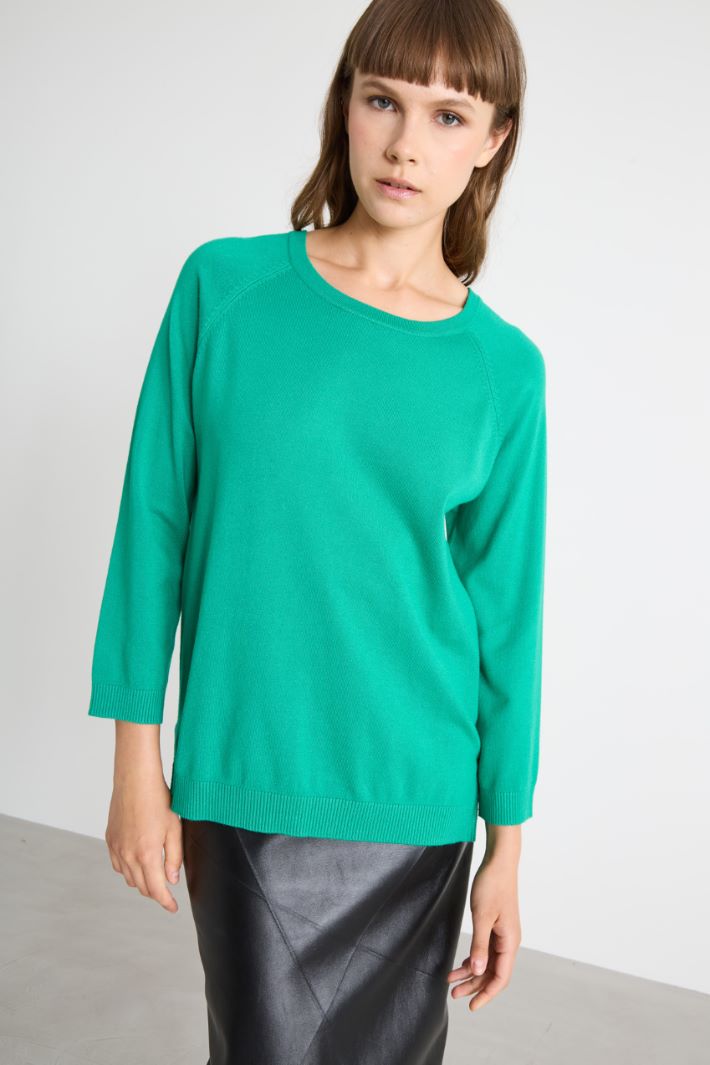 Raglan-sleeve sweater Intrend - 2