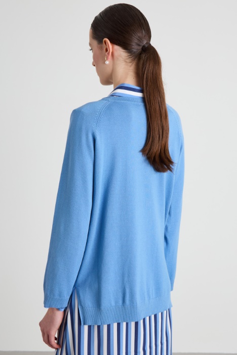 Maglia con maniche raglan