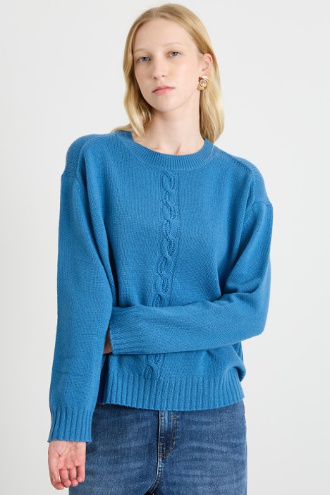 Cable-knit sweater Intrend