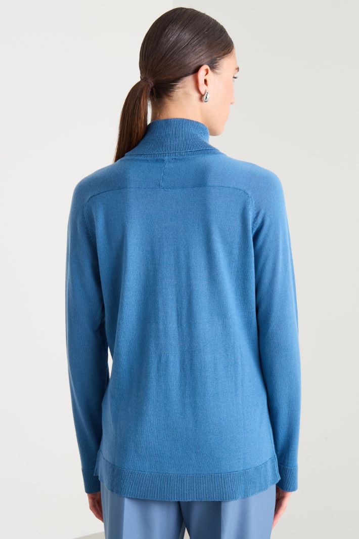 Wool blend polo-neck sweater Intrend - 2