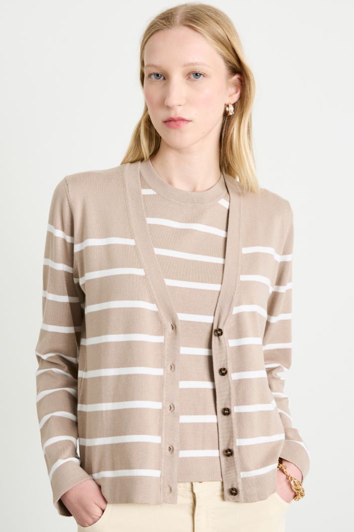Knitted twin set Intrend