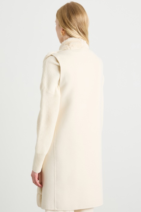 Gilet with peluche-effect inserts Intrend - 2