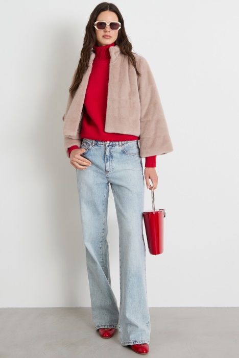 Faux fur jacket Intrend