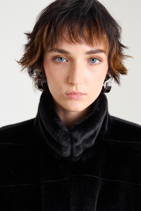 Giacca in similpelliccia