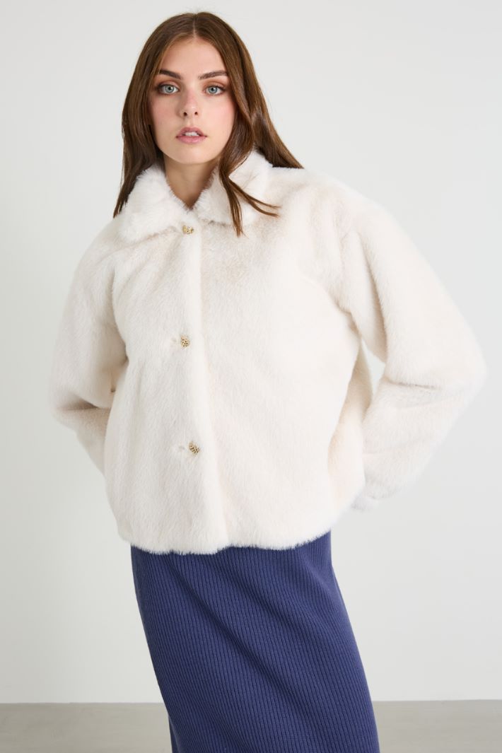 Fur effect jacket Intrend - 2