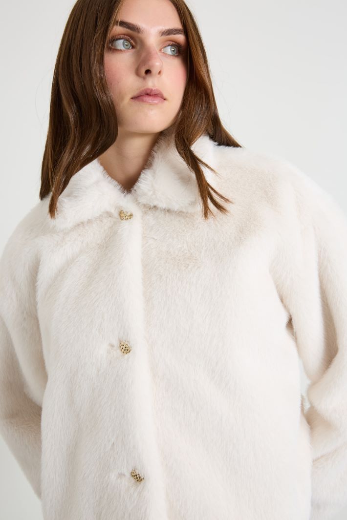 Fur effect jacket Intrend - 4