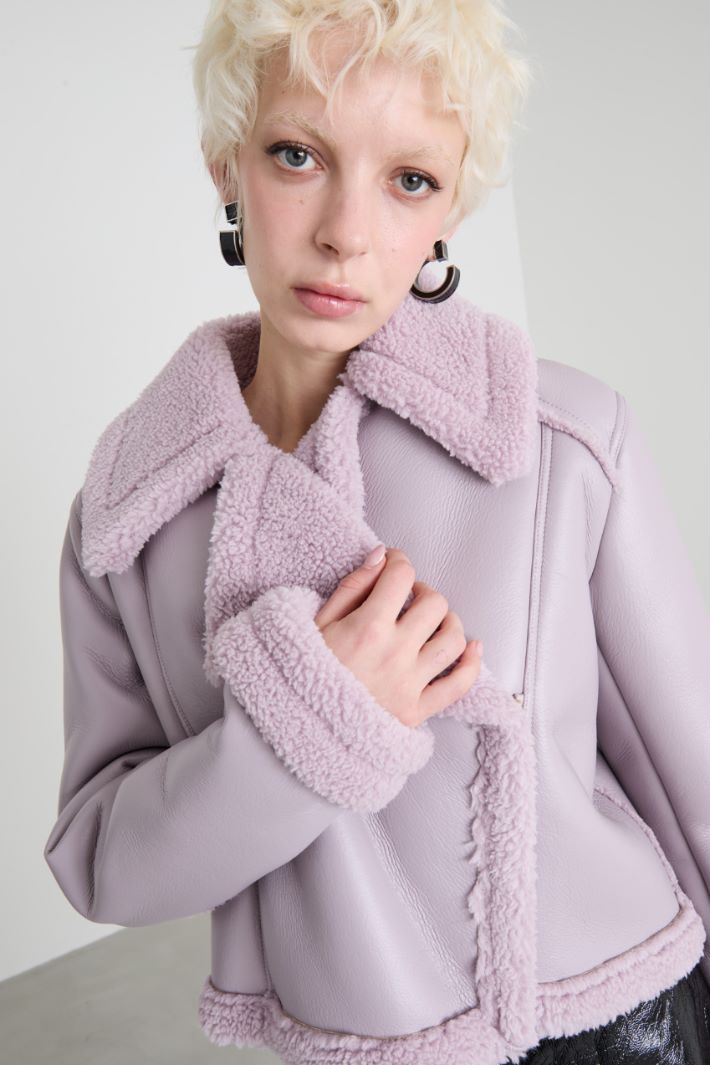 Sheepskin-look jacket Intrend - 4