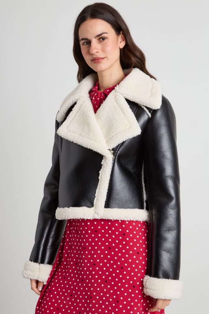 Sheepskin-look jacket Intrend - 2