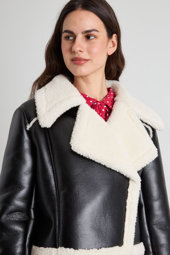Sheepskin-look jacket Intrend - 4