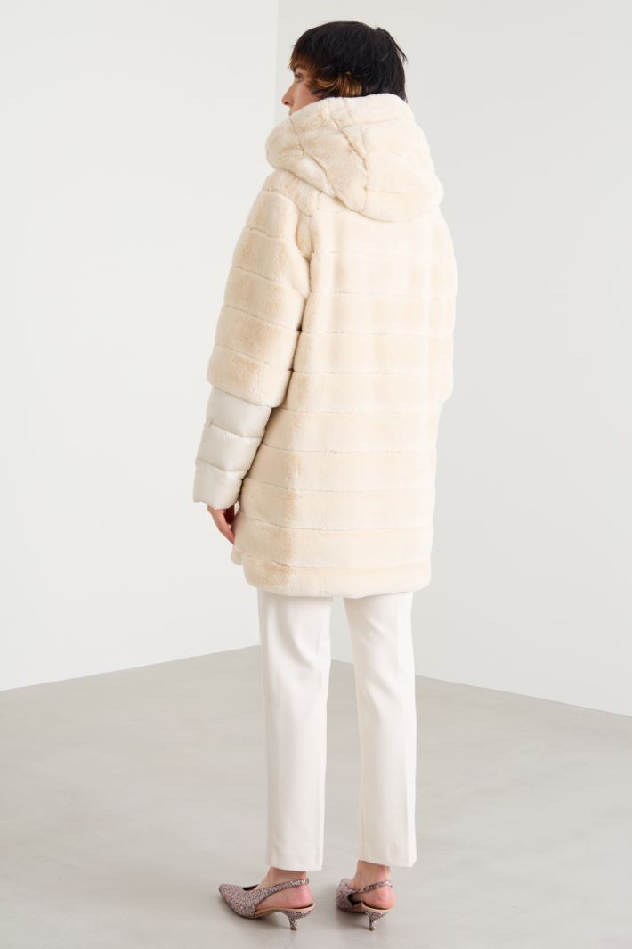 Hooded puffer jacket Intrend - 3