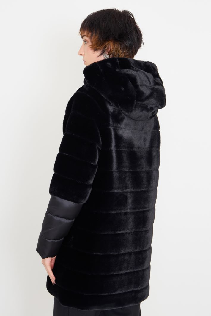 Hooded puffer jacket Intrend - 3
