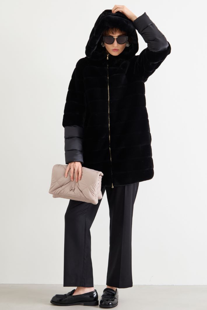 Hooded puffer jacket Intrend