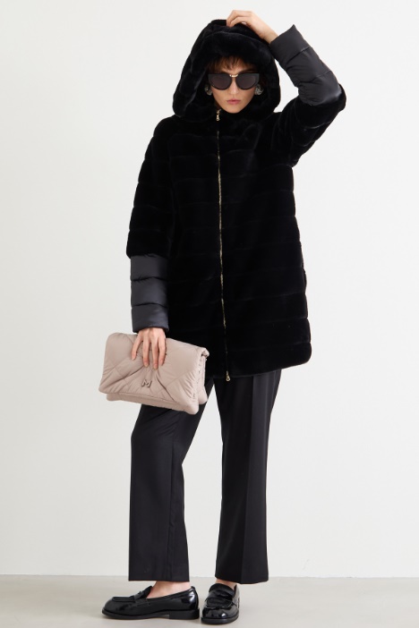 Hooded puffer jacket Intrend