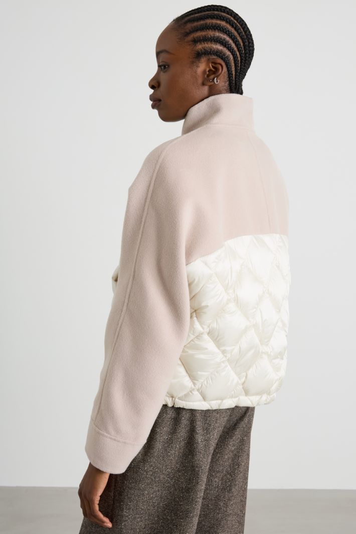Chaqueta acolchada bimaterial Intrend - 3