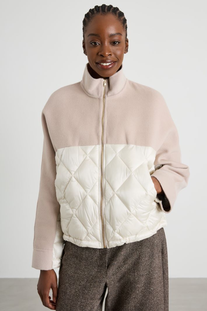Chaqueta acolchada bimaterial Intrend - 4