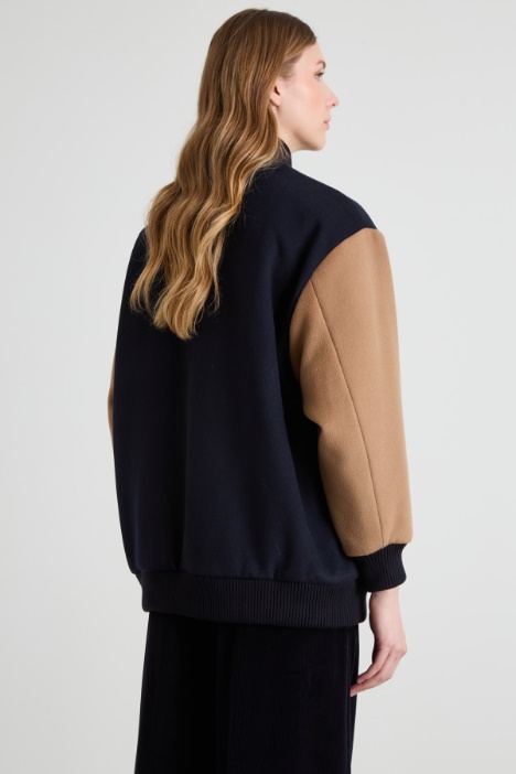 Bomber imbottito in lana