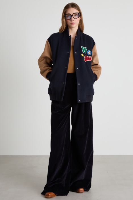 Wool padded bomber jacket Intrend