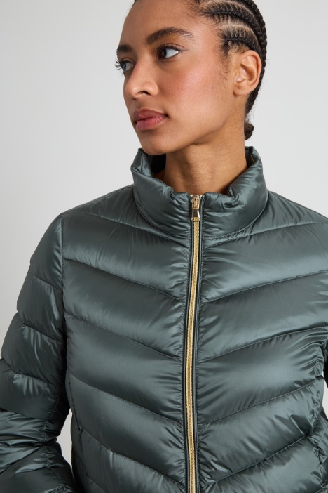 Chaqueta acolchada acampanada